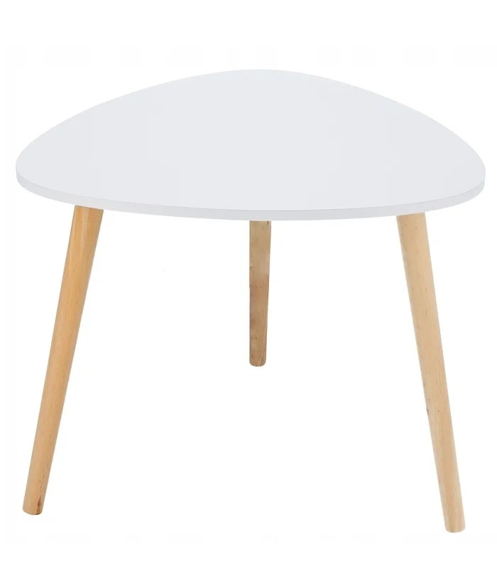 Konferenční stolek BALTO 40x40 cm bílý