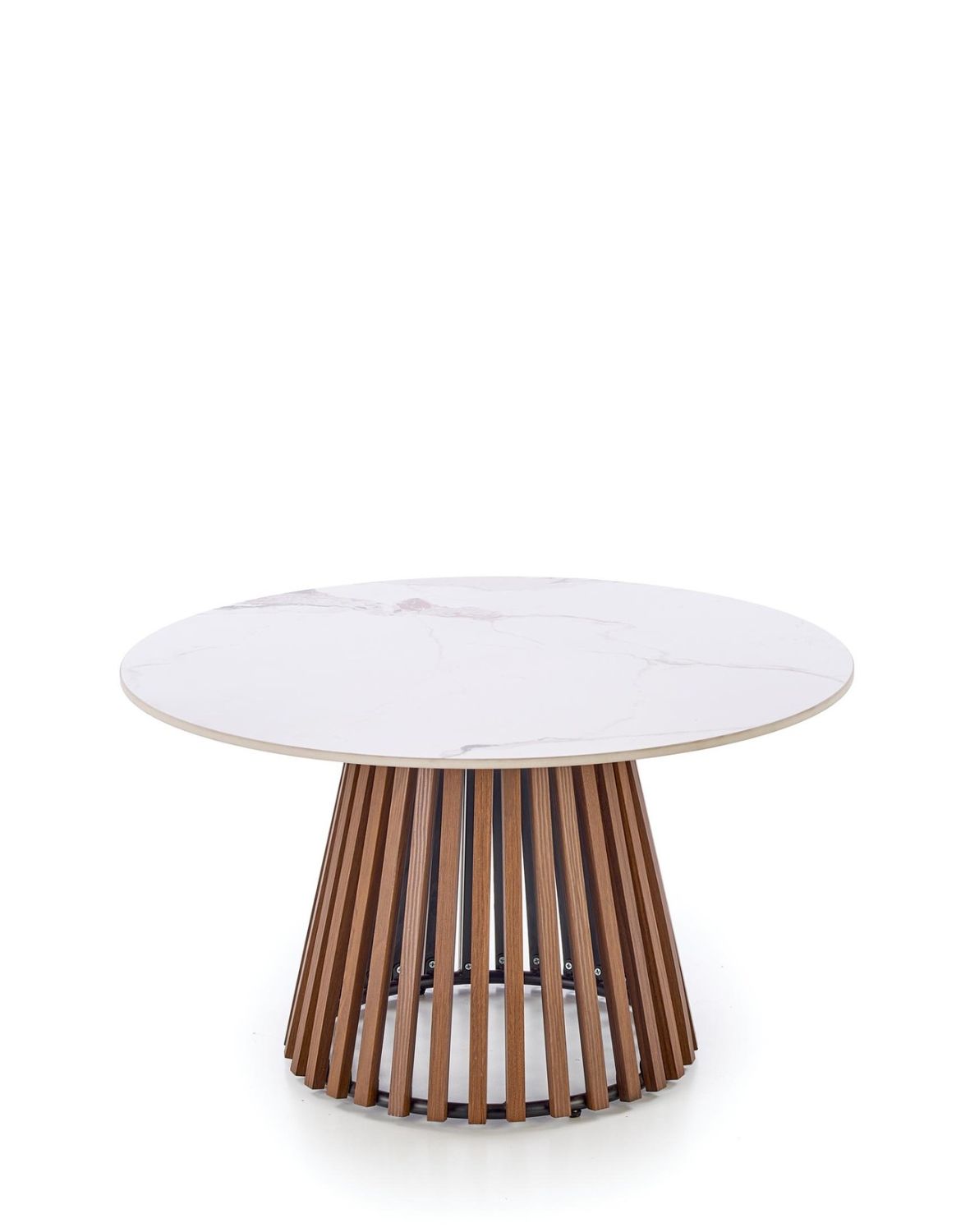 Konferenční stolek Carina, ořech/mramor