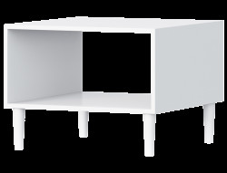 Konferenční stolek DULLUM 60x60cm, bílý