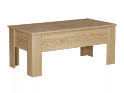 Konferenční stolek RIWA s výsuvnou deskou 100x50 cm, dub