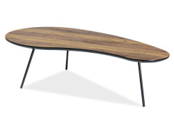 Konferenční stolek s deskou v dekoru ořech ENVO 122X67X35