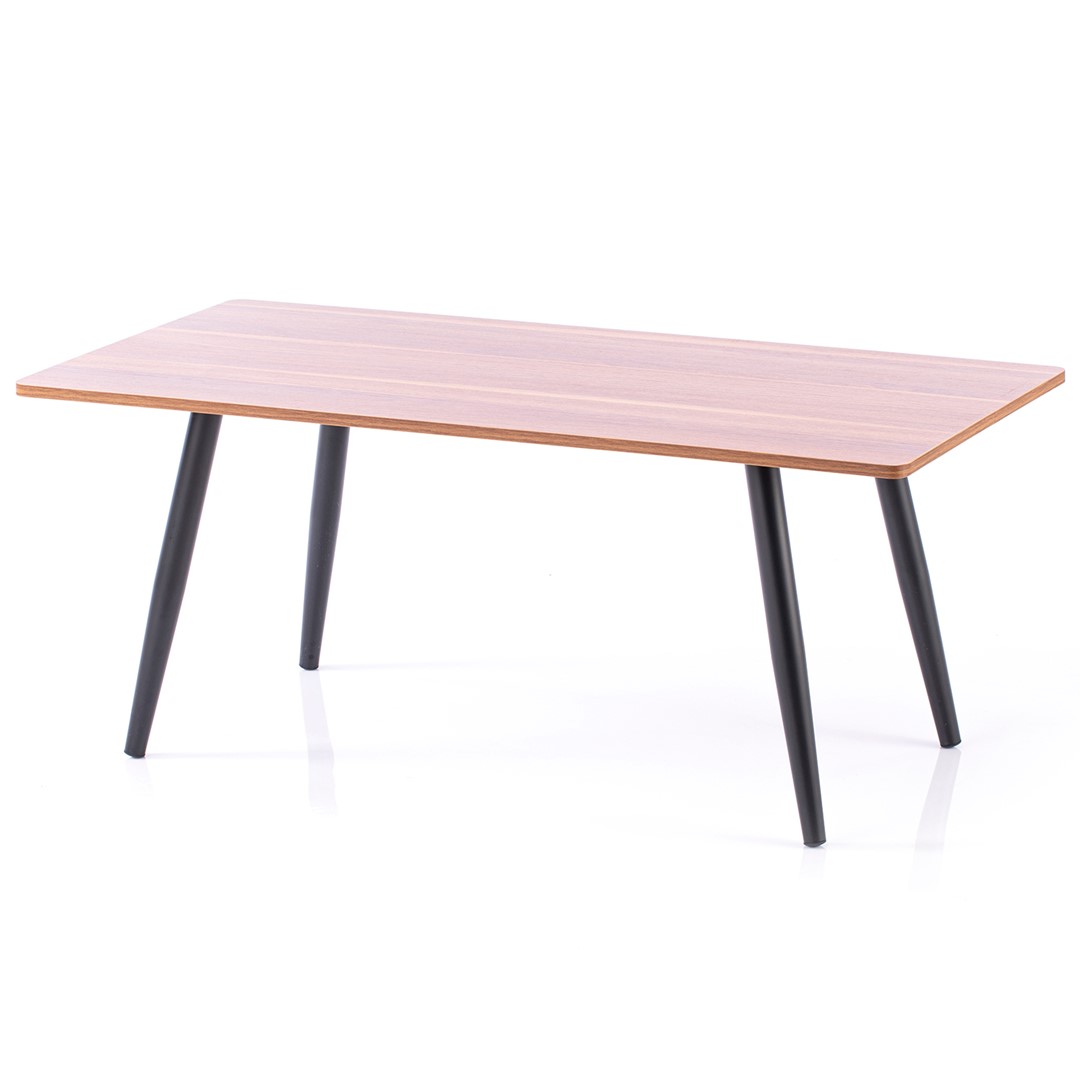 Konferenční stůl s deskou v dekoru ořech PYXE 110x55 cm
