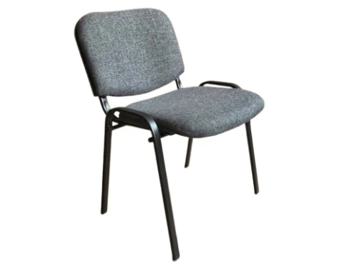 Konferenční židle Zuza, dýmově šedá tkanina