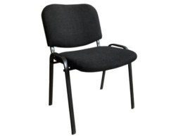 Konferenční židle Zuza, černá tkanina