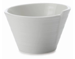 Kónická miska Cirque 5,5 cm, bílá