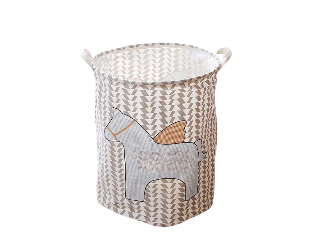 Koš na hračky a prádlo s potiskem PEGAZ 35x45 cm, barevný