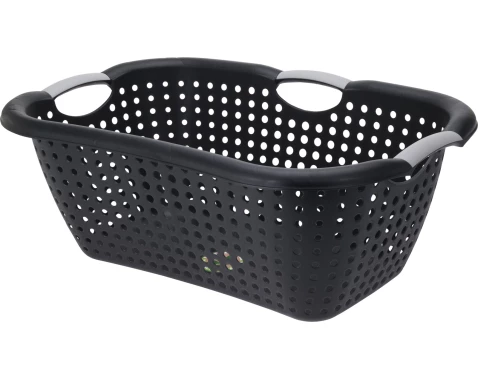 Koš na prádlo 26 l, černý