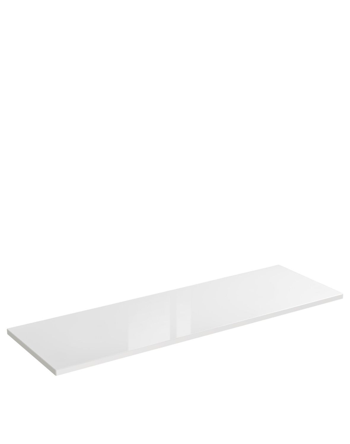 Koupelnová deska 120 cm bílý lesk (CAPRI WHITE 892 FSC)