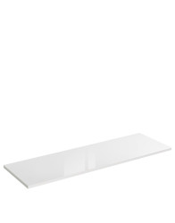 Koupelnová deska 120 cm bílý lesk (CAPRI WHITE 892 FSC)