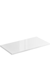 Koupelnová deska 80 cm bílý lesk (CAPRI WHITE 891 FSC)