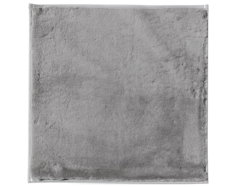 Koupelnová předložka Králík 50x50 cm, stříbrná
