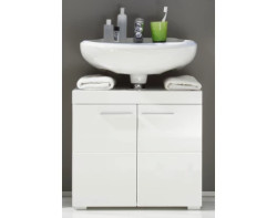 Koupelnová skříňka pod umyvadlo Amanda 301, lesklá bílá