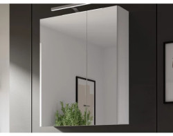 Koupelnová zrcadlová skříňka Vira, 60 cm, bílá