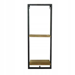 Kovová nástěnná police TANDOR 20x55 cm