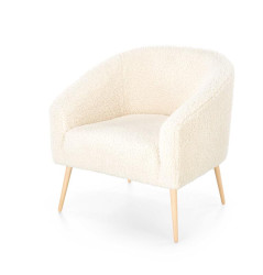 Krémové relaxační křeslo FORO TWO