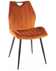 Křeslo Arco Velvet skořicové