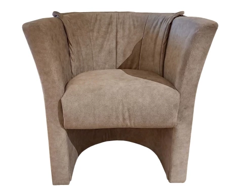 Křeslo Lux, béžová vintage látka