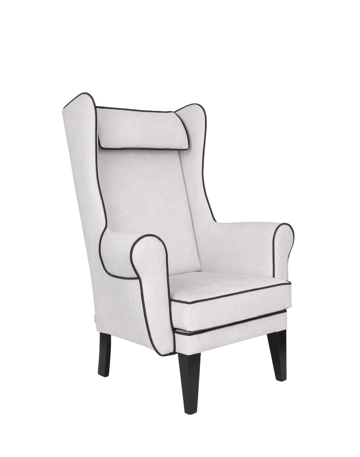 Křeslo ušák s lemovkou