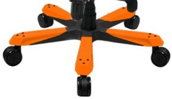 Krytky na kříž na DXRacer kovový velký, oranžové, CE, IS, KS, SJ, WY, BF, TS, sada 5 ks
