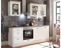 Kuchyňská linka Jasmin, bělená pinie/dub artisan