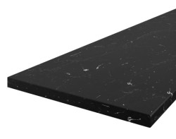 Kuchyňská pracovní deska 260 cm, černý mramor