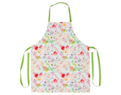 Kuchyňská zástěra Akvarel květiny, 70x85 cm