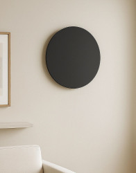 Kulaté nástěnné svítidlo 25 cm černé Rega K-4635