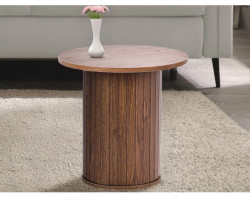 Kulatý odkládací stolek Seline, 40 cm, dub