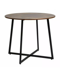 Kulatý stůl Luna – dekor rustikal