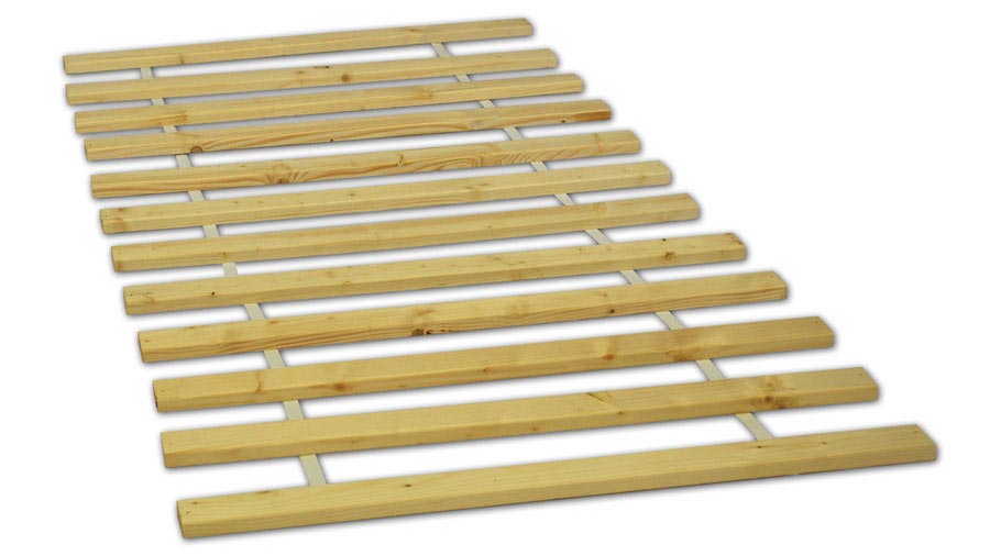 Laťkový rošt s textilií 90 x 200 cm