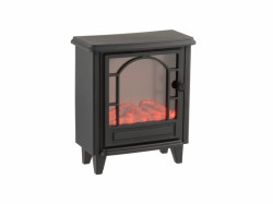 LED dekorace krb COZY WARM 40x35 cm, černý