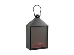 LED dekorace lucerna COZY WARM 55x30 cm, černá