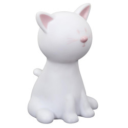 LED dětské noční světlo CATTY 19cm, bílá