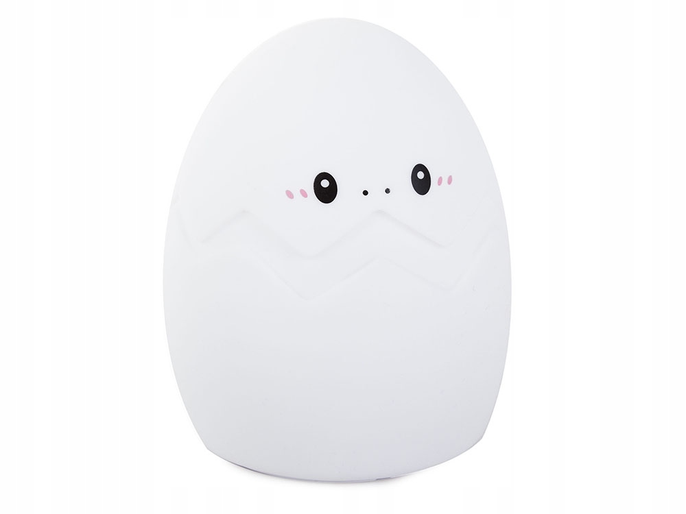 LED dětské noční světlo GEPI 12,5 cm, bílá