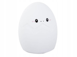 LED dětské noční světlo GEPI 12,5 cm, bílá