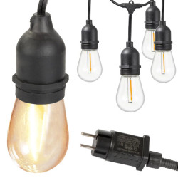 LED světelná zahradní girlanda LUCENT, 15 m