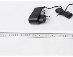 LED světelný pás (190 cm) Meolo, barva světla teplá bílá