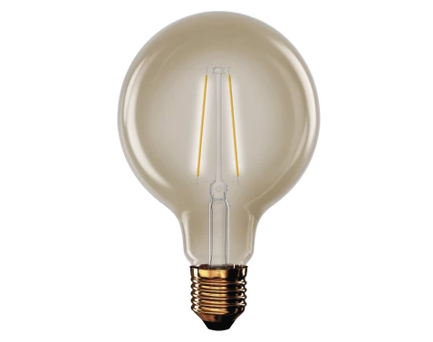 LED žárovka Vintage G95, E27, 4,5 W, 420 lm