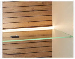 Lišta s LED světelným páskem (40 cm) barva světla teplá bílá