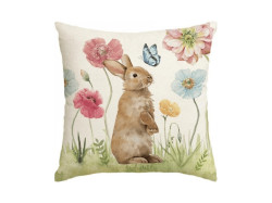 Lněný povlak na polštář LUNBELLE 45x45 cm, barevný