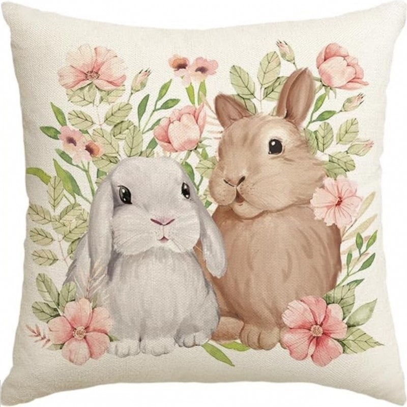 Lněný povlak na polštář PETALIQUE 45x45 cm, barevný