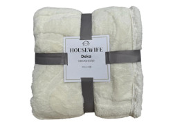 Luxusní beránková deka z mikroplyše NESTIVE bílá Rozměr: 150 x 200 cm