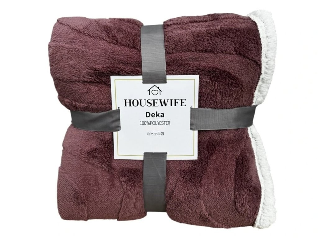 Luxusní beránková deka z mikroplyše NESTIVE růžová Rozměr: 150 x 200 cm