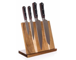 Magnetická deska na nože 26x23 cm, akáciové dřevo