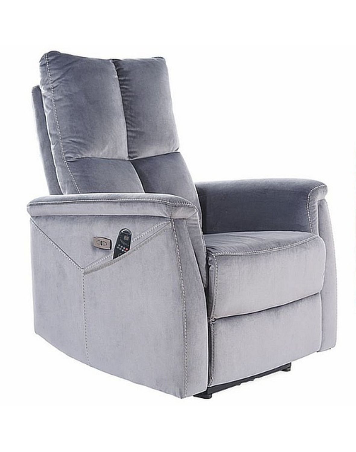 Masážní křeslo s vyhříváním Neptun šedé Bluvel 14