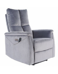 Masážní křeslo s vyhříváním Neptun šedé Bluvel 14