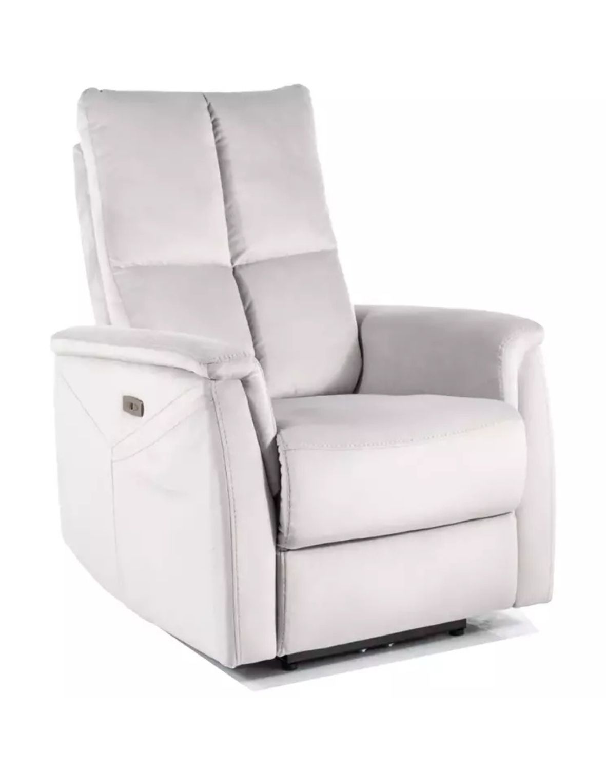 Masážní křeslo s vyhříváním Neptun světle šedé Bluvel 03