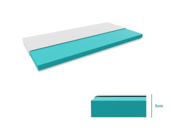 Matrace do postýlky Basic bílá 60 x 120 cm Ochrana matrace: VČETNĚ chrániče matrace