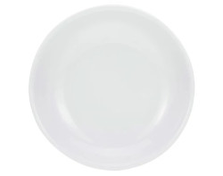 Mělký talíř Bistrot 25 cm, bílý