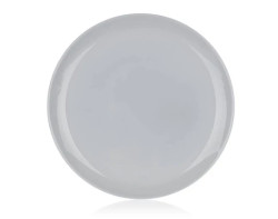 Mělký talíř Diwali 25 cm, šedé sklo